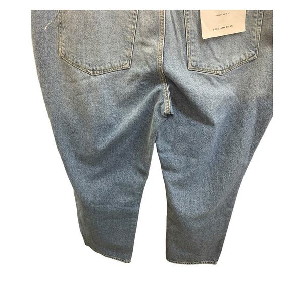 NWT Good American Good Boy Ripped Jeans SZ 16 - Picture 8 of 9